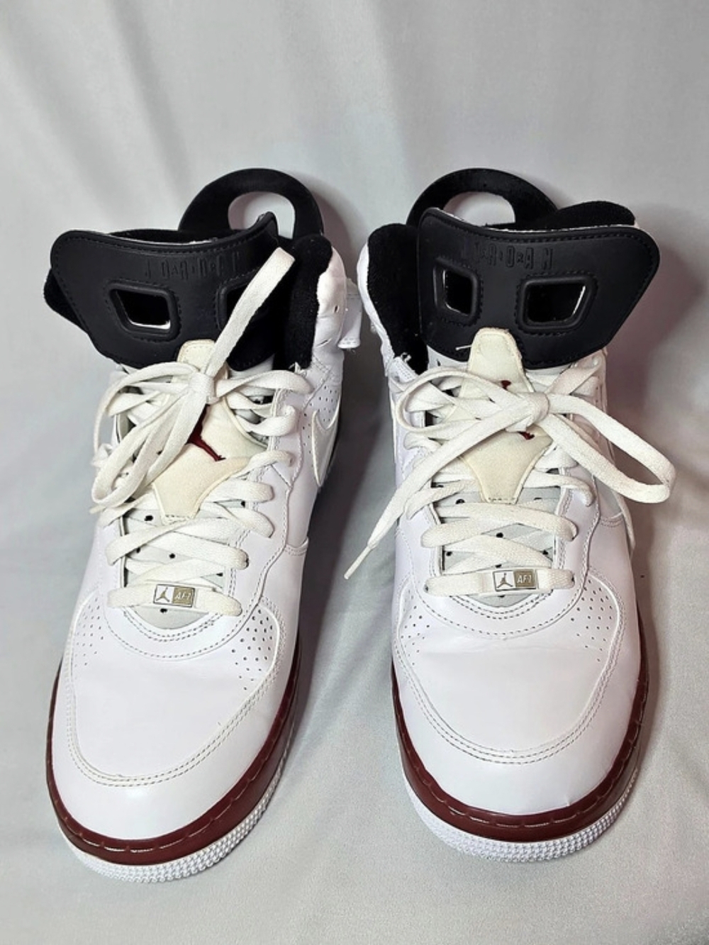 Jordan Air Jordan Fusion 6 (AJF 6) ) White & Red Sneakers